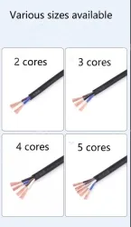 5 core 4 core 2 core sensor cable 26 AWG 4 pole